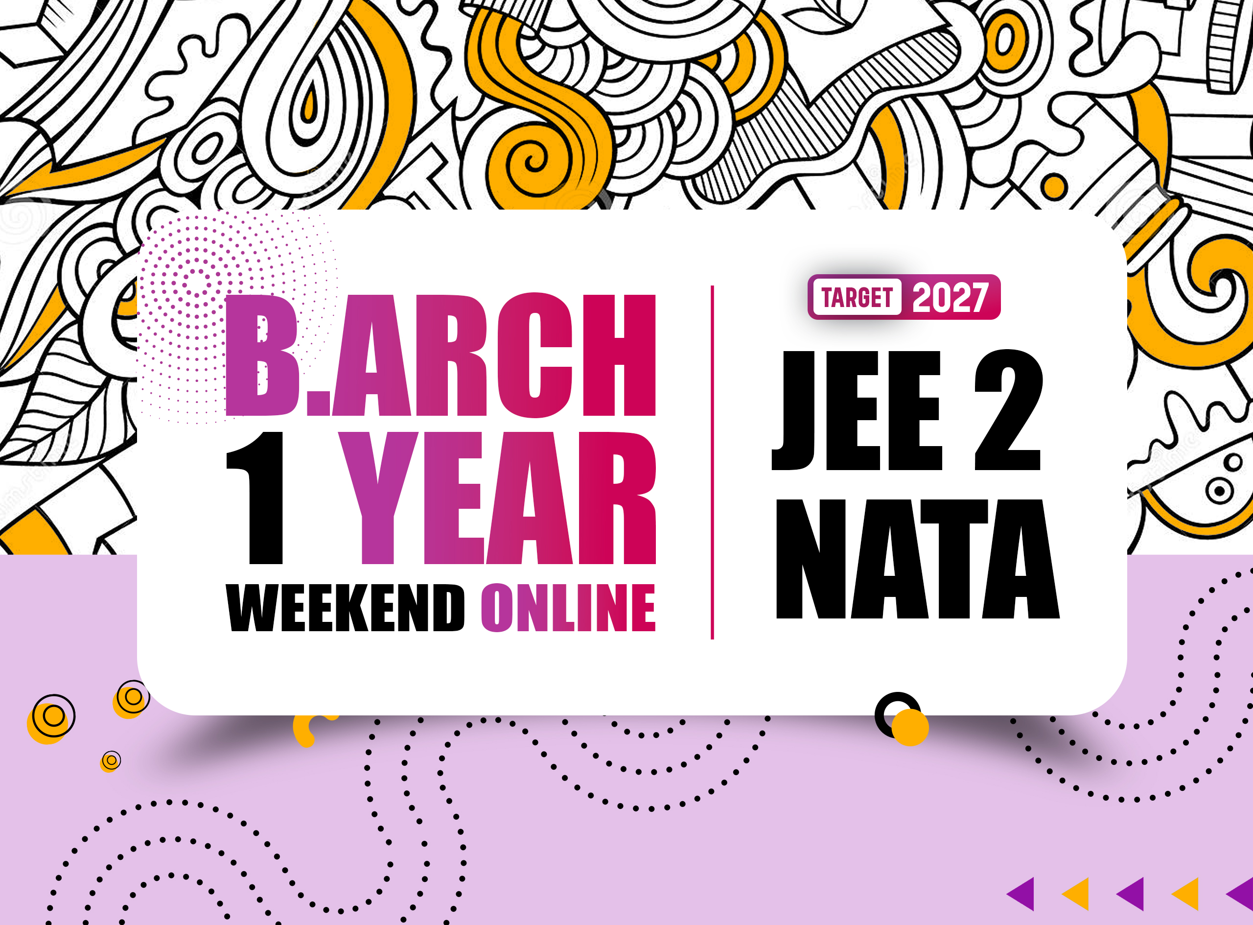 B.Arch Weekend Batch – Online