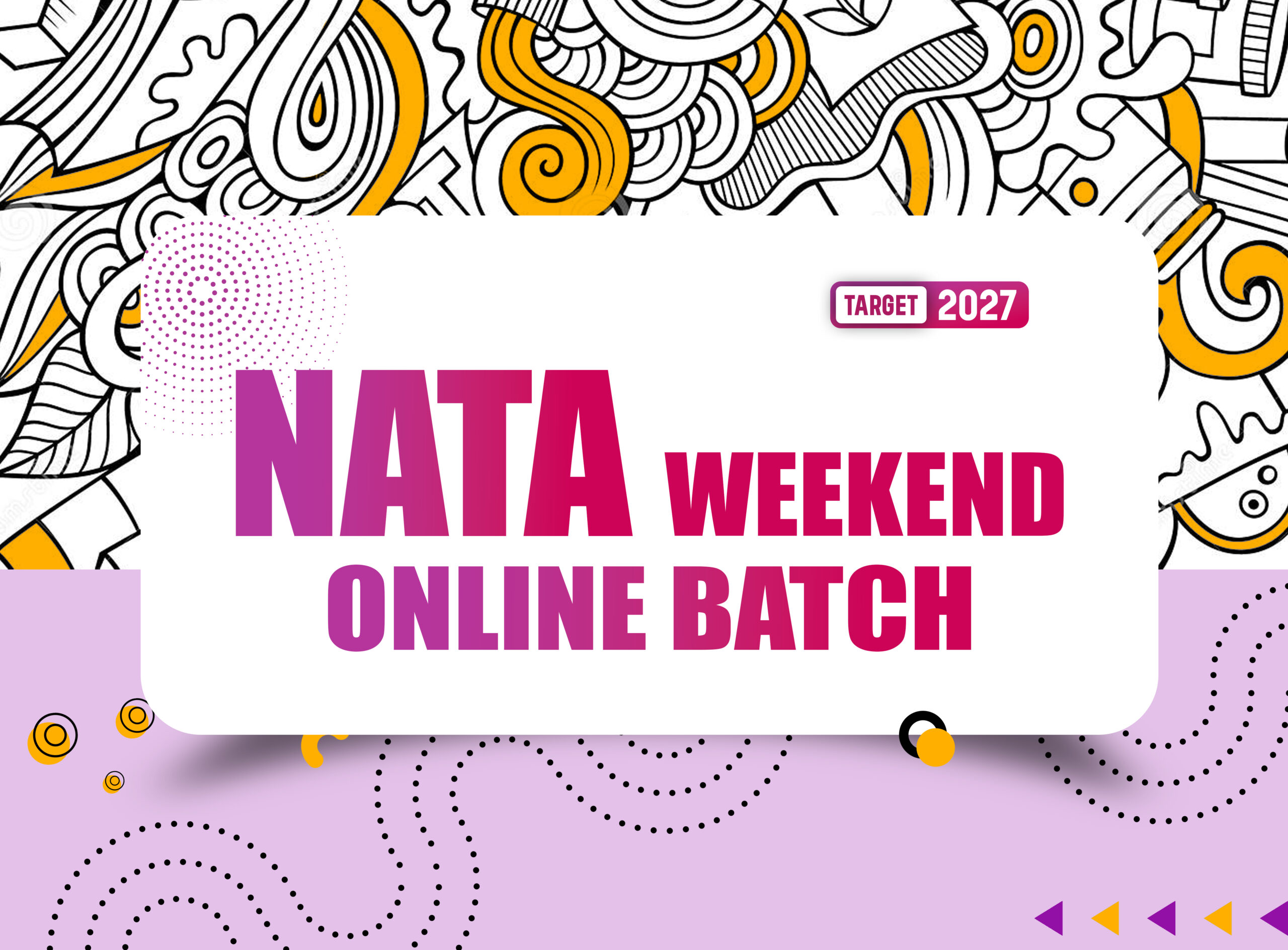 NATA Weekend Online Batch